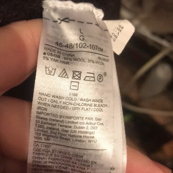 Banana Republic Dark Brown Boucle Popover Wool/Yak Hair Hoodie 👌 - Picture 4 of 7